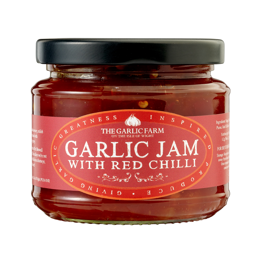 The Garlic Farm - Garlic Jam With Red Chilli 240g
