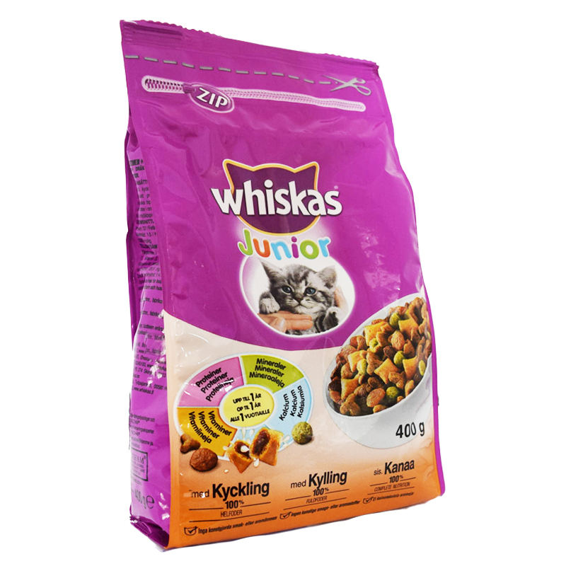 Kattmat Torrfoder "Junior" 400g - 33% rabatt