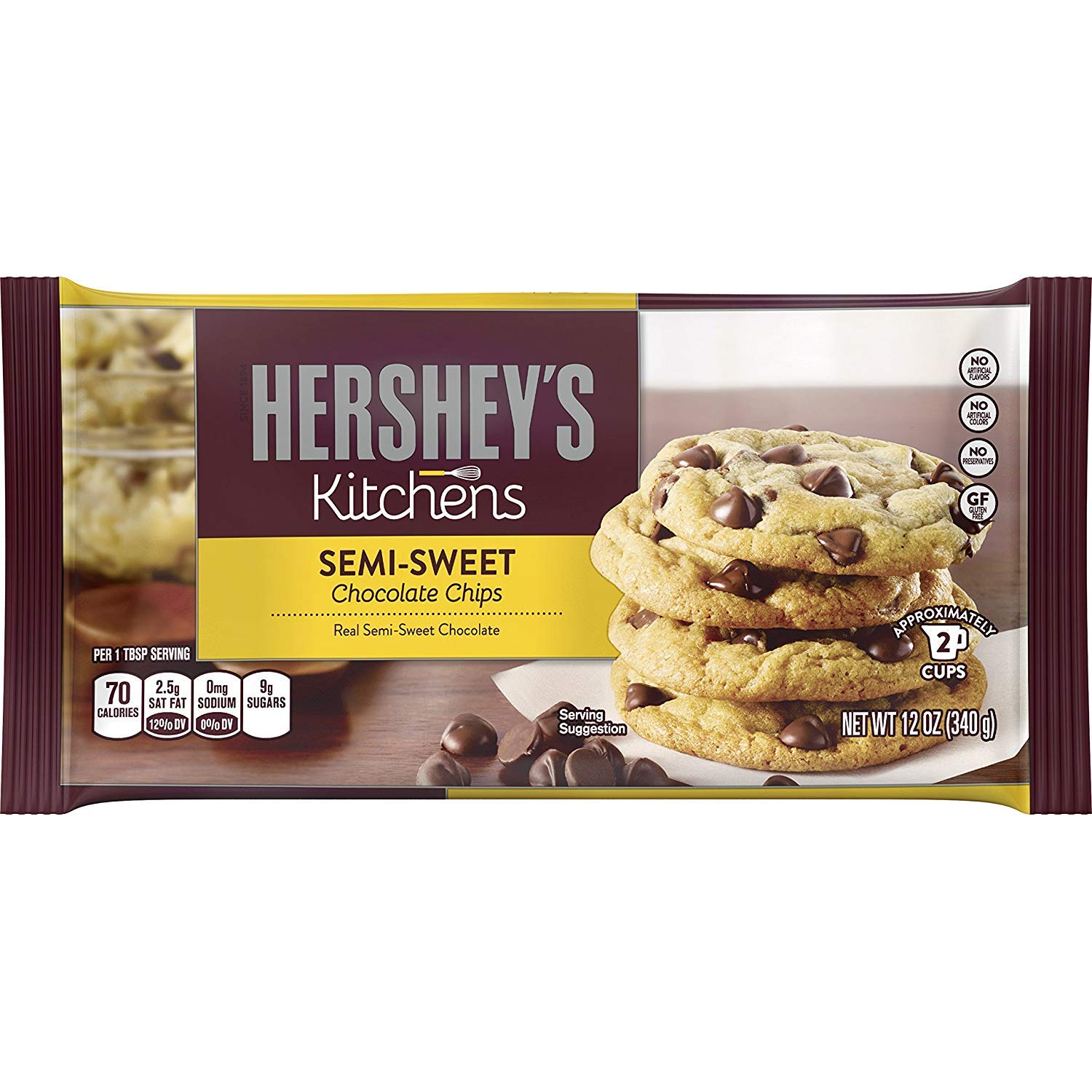 Hersheys Semi Sweet Baking Chips 340gram